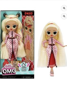 L.O.L. Surprise! Blonde Doll with Pink and Red Outfit